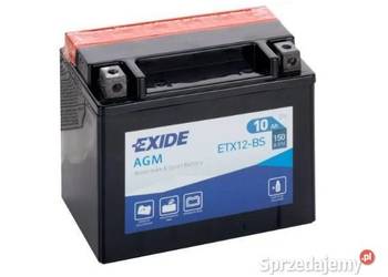Akumulator motocyklowy 12V 10Ah 150A EXIDE ETX12-BS YTX12-BS