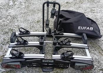 Bagażnik hak Eufab Premium 3 składany 60kg 13pin,st.bdb