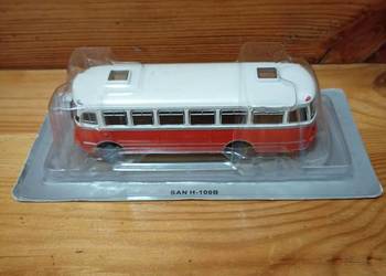 SAN H100B H 100 B Kultowe autobusy auta PRL model 1/72 Deagostini nowy
