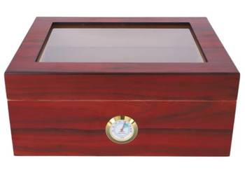 Humidor z Drewna Cedrowego Profesjonalny Pojemnik do Przechowywania Cygar