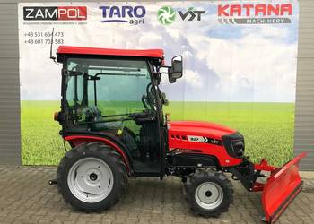 NOWY Traktorek ciągnik VST Fieldtrac 927 + kabina + pług do śniegu