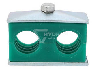 Uchwyt podwójny do rur hydraulicznych 40mm