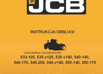 DTR Instrukcja obsługi, katalog, UDT JCB 533-105