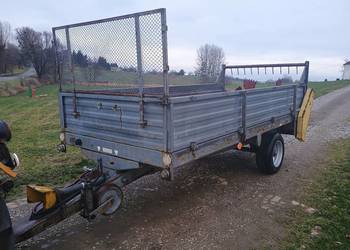 Rozrzutnik obornika jednoosiowy Czarna Białostocka 3,5 tony 89 rok