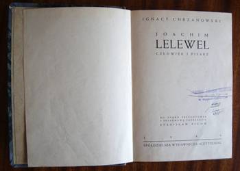 Ignacy Chrzanowski - Joachim Lelewel - 1946