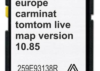 RENAULT karta SD nawigacja TomTom Carminat V10.85 za 249 zł z Warszawa -   - (12352923922)