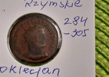 moneta Cesarstwa Rzymskiego Diklecjan 284r