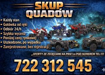 KUPIĘ SKUP QUAD BASHAN YAMAHA EGL SHINERAY HUMMER BOMBARDIER KAŻDY MODEL