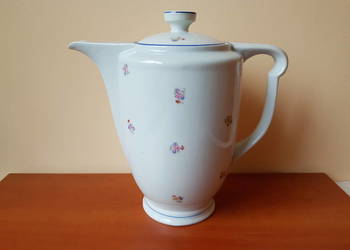 Sygnowany dzbanek ALEKSANDER, Ćmielów, stara porcelana.