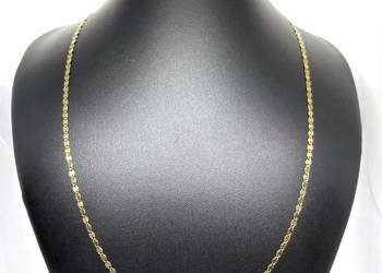 Złoty Łańcuszek Próby 585 2,65g Długość 53,5cm Splot Blaszka Cechowany