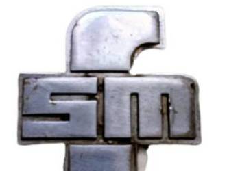 EMBLEMAT FSM SYRENA 105 CHROM ORYGINAŁ