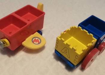Wagony, Wagoniki, pojazd Mattel, napęd, 2007, 2szt. (Zabawka