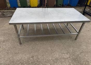 Stół 190 x90 roboczy, rozbiorowy z półką