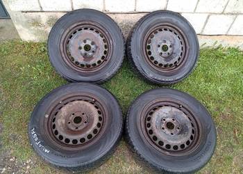 Felgi stalowe z oponami zimowymi 195/65 R15 Passat B5 Audi A4 5X112