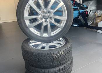 Audi a4 B9 orginalne alufegi 17 plus bardzo ładne zimówki