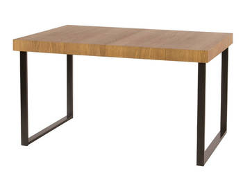Szynaka Meble -STÓŁ ROZKŁADANY PRATTO 140-200 dąb rustical, nogi metal