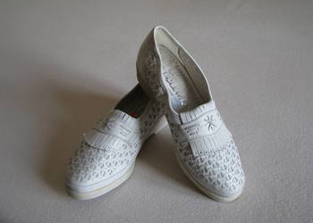 Wygodne buty damskie, rozm. 37,5 skóra naturalna, tęgość H