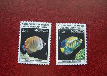 Monako 1986 MNH Mi. 1766/67 Fauna Ryby  a