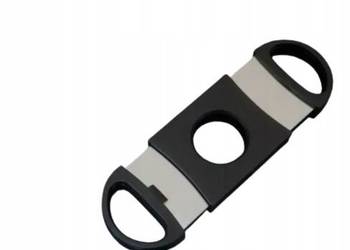 Elegancki Obcinacz do Cygar z Metalu i Plastiku Atomic 90x40 mm