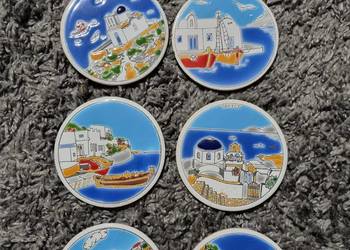 Podkładki ceramiczne Greckie unikat