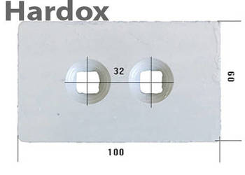 Ostrze 1 HARDOX reeke-s-2 części do separatora kamieni