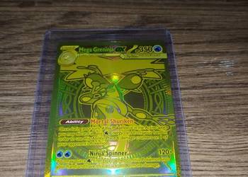 Złoty Mega Greninja ex nr CRI 122/086