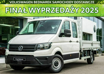 Volkswagen Crafter Skrzyniowy Doka z podwójną kabiną, 4490mm, 2.0 TDI 177 …