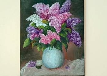 Obraz olejny "Bzy" Obraz olejny "Bzy"