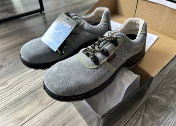 Buty Robocze URGENT 205 S1 Półbuty Z Podnoskiem Zamszowe Skórzane BHP r. 42