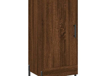 Szafka brązowy dąb 345x34x90 cm materiał drewnopochodny WM-830459