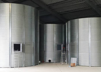 Silos do zboża 60 ton Silos zbożowy niemiecki wewnętrzny OCYNK