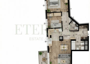 Przestronne mieszkanie 3pokojowe 63,82m2 Czyżyny