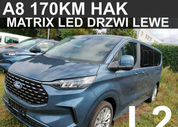 Ford Tourneo Custom Titanium 170KM Kamera Matrix LED Hak Drzwi Lewe Super …