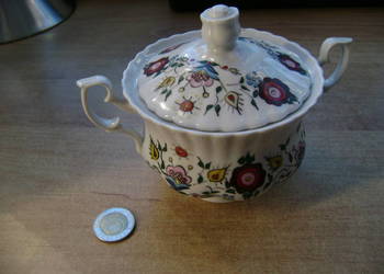 Starocie z PRL - Porcelana Stanisław Czyżewski USTKA = Cukiernica kaszubska