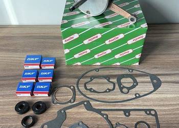 NOWY KOMPLETNY WAŁ KORBOWY DUELLS ŁOŻYSKA USZCZELKI WSK 125