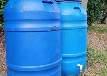 BECZKI 220L PO PAPRYCE Z KRANIKIEM IDEALNE NA WODĘ DO PODLEWANIA beczka ibc