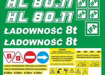 Naklejki ifa hl 8011 super mocne laminowane