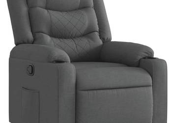 vidaXL Fotel rozkładany, ciemnoszary(SKU:374128)