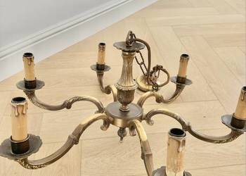 Stylowa lampa mosiężna