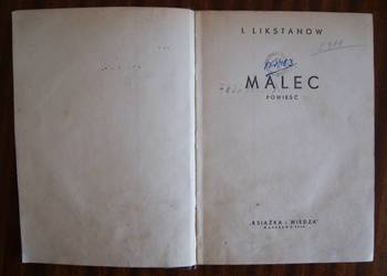 I. Likstanow - Malec - 1949