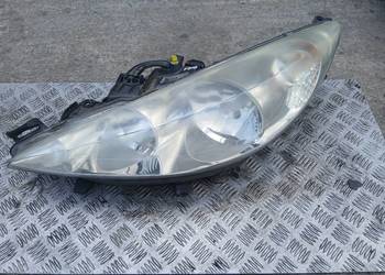 Lampa lewa przód przednia Peugeot 207 EU,  9649986280