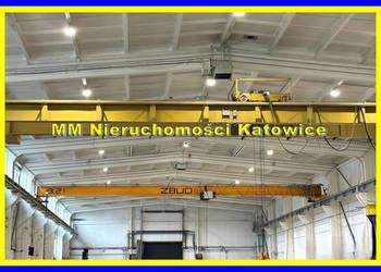 Hala do wynajęcia Śląsk Radzionków przy autostradzie A1, 2 suwnice biura s…