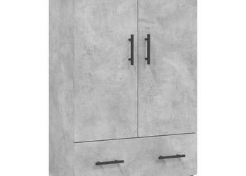 Wysoka szafka szarość betonu 695x31x115 cm WM-828264