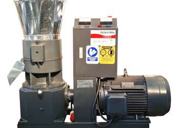 PELECIARKA 2-rolkowa do Trocin Słomy 22kW Granulator 500kg/h Własny Pelet