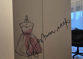 Szafa ubraniowa dla dziewczynki