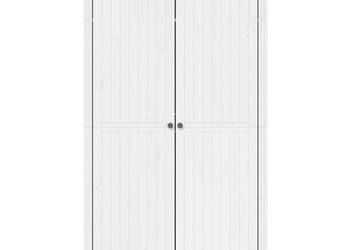 vidaXL Szafa BODO, biało-brązowa, 99x53,5x173 cm(SKU:355060)