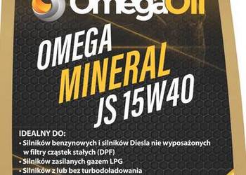 OLEJ OMEGA MINERAL JS 15W40 5L