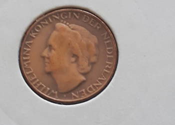 1 Cent Holandia 1948 r.- Wilhelmina- nr.5