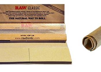 Bibułki RAW Classic z Filtrami Bletki do Skrętów Naturalne 110 x 44 mm