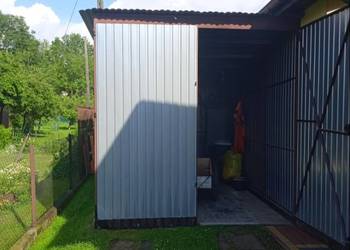 blaszak garaż 3x5,5m 3m WYSOKI garaz 3x5 używany na budowę blaszany ogrodow